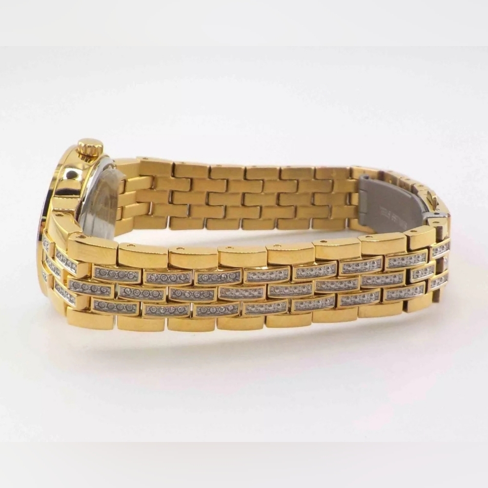 ***BRAND NEW*** Bulova Womens Crystal Accent Gold Tone Stainless Steel - Picture 8 of 9